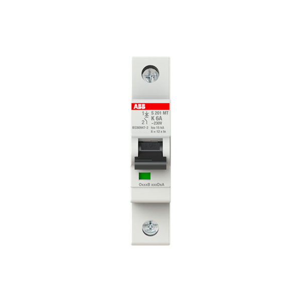 S201MT-K6 Miniature Circuit Breakers MCBs - 1P - K - 6 A image 6