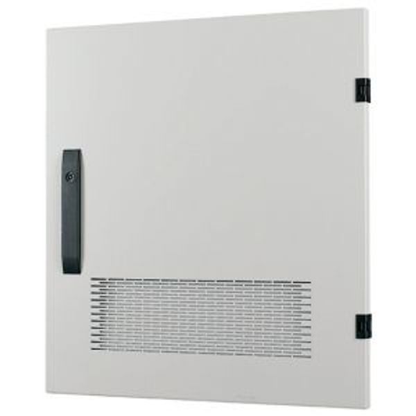 Door to switchgear area, ventilated, L, IP30, HxW=600x1100mm, grey image 4