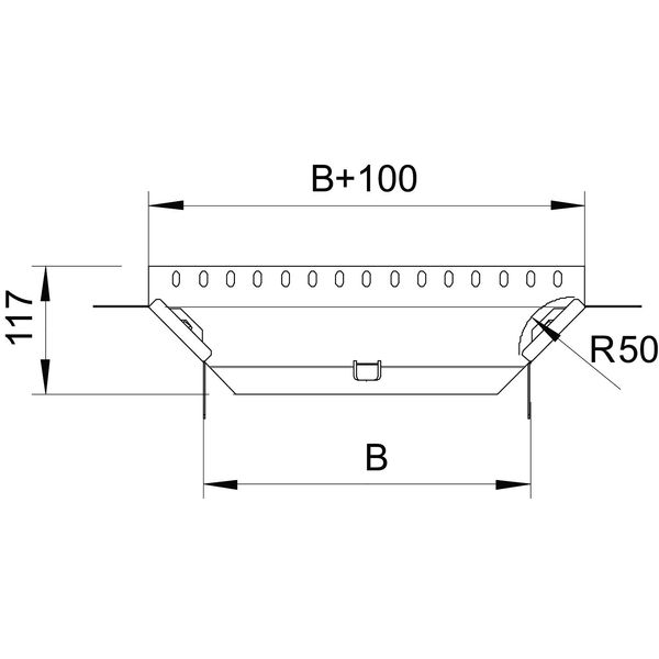 RAA 610 A2 Add-on tee with 2 angle connectors 60x100 image 2