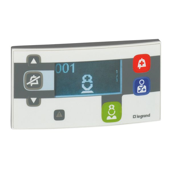 Door unit  Mosaic-alphanumercial display-BUS/SCS-4 modules-Antimicrobial image 1