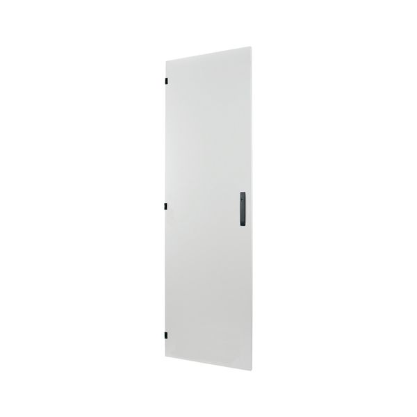 Section door, closed IP55, left or right-hinged, HxW = 1400 x 650mm, grey image 3