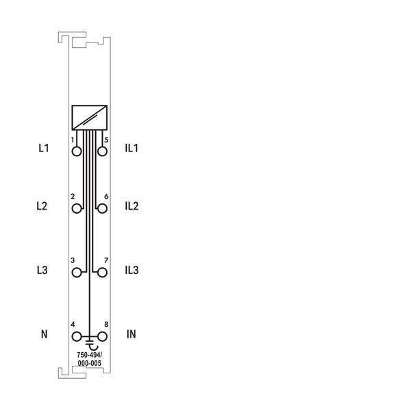 Power measurement AC/DC 277V external shunts light gray image 5