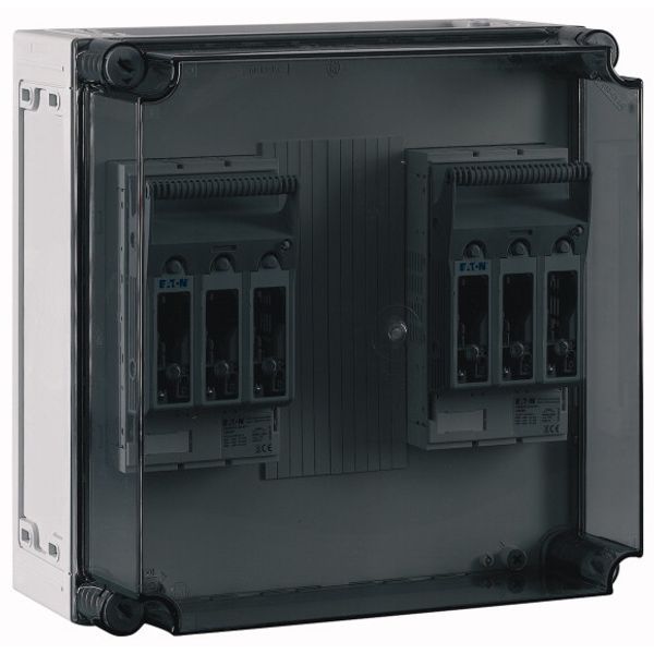 NH panel enclosure 2x XNH00, MB 630A 3p image 2