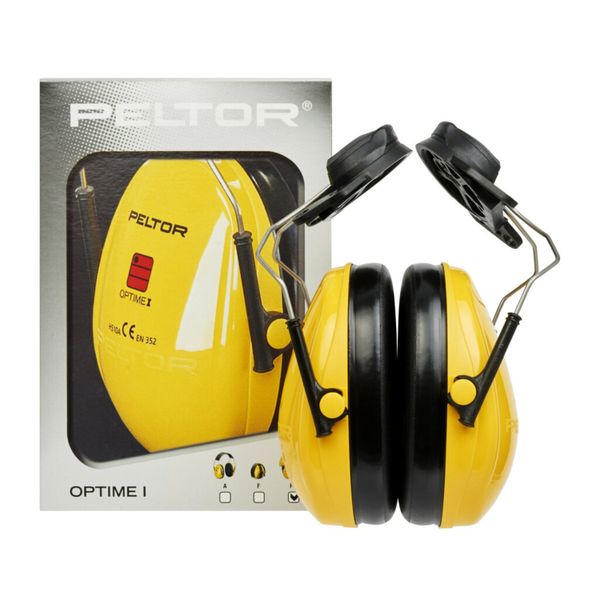 3M™ PELTOR™ Optime™ I Earmuffs, Yellow, Helmet Mounted, H510P3E-405-GU image 9