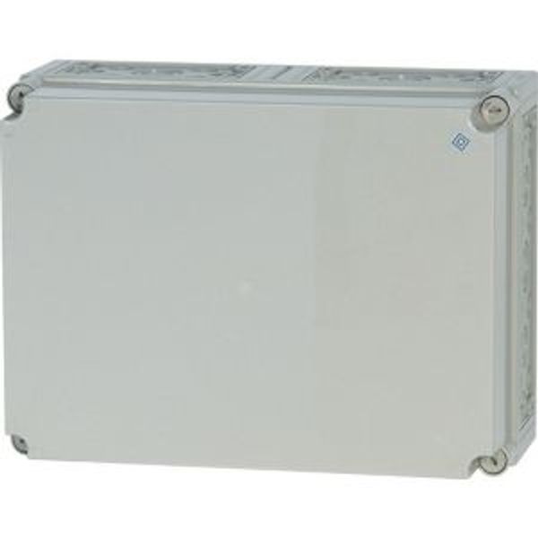 Insulated enclosure, +knockouts, RAL7035, HxWxD=500x375x225mm image 4
