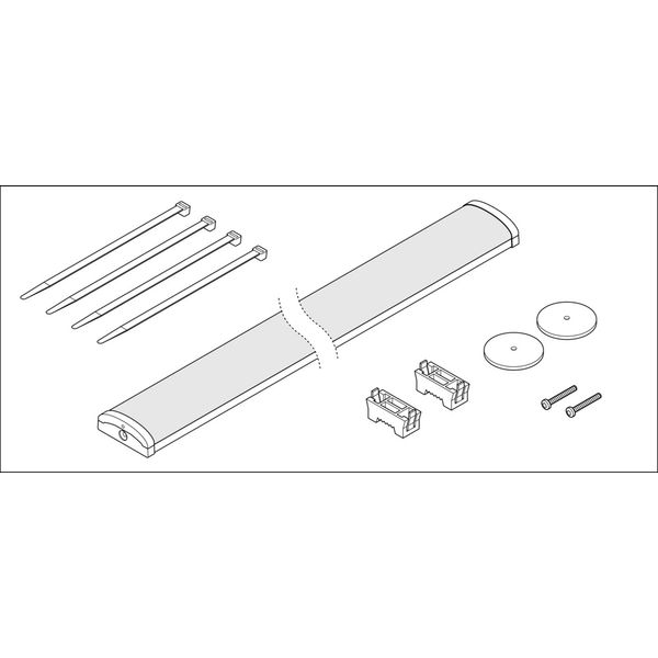 LINEAR SURFACE IP44 EMERGENCY 600 P 18W 830 WT image 15