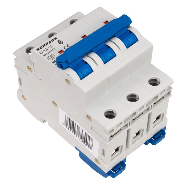 Miniature Circuit Breaker (MCB) AMPARO 10kA, C 13A, 3-pole image 3