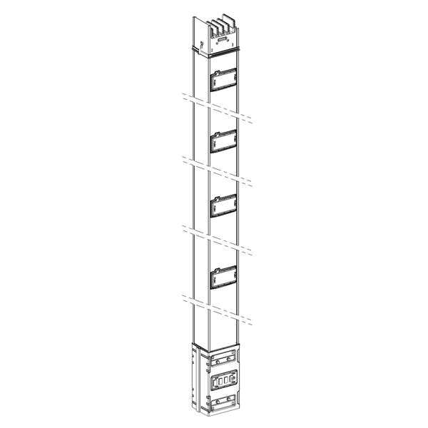 RISER DISTRIBUTION LENGTH 2.5M 4O 1000A image 1