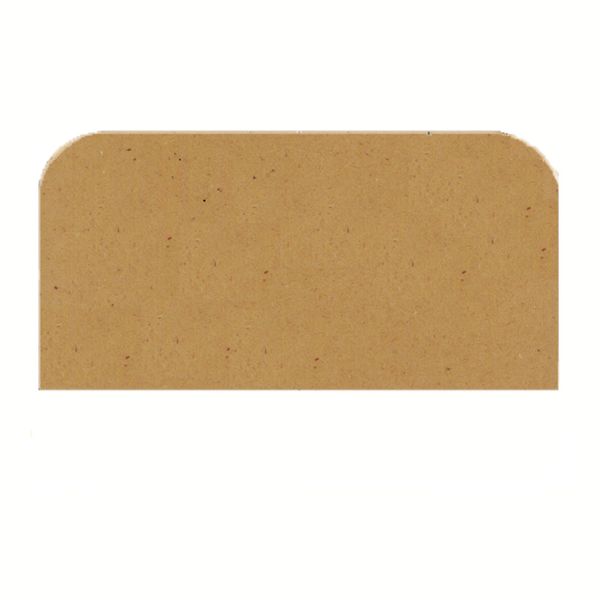 Partition plate (terminal), Intermediate plate, 75 mm x 42.5 mm, beige image 4