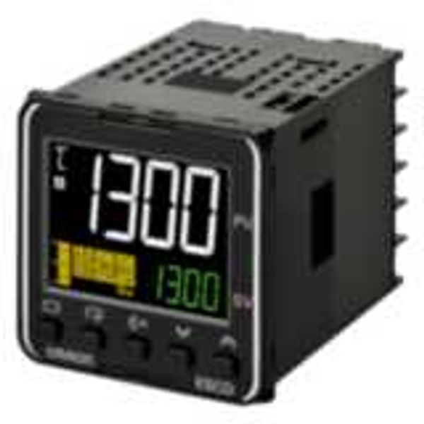 Temp. controller, PRO, 1/16 DIN (48 x 48 mm), 1 x Rel. OUT, 2 AUX, EVT image 2