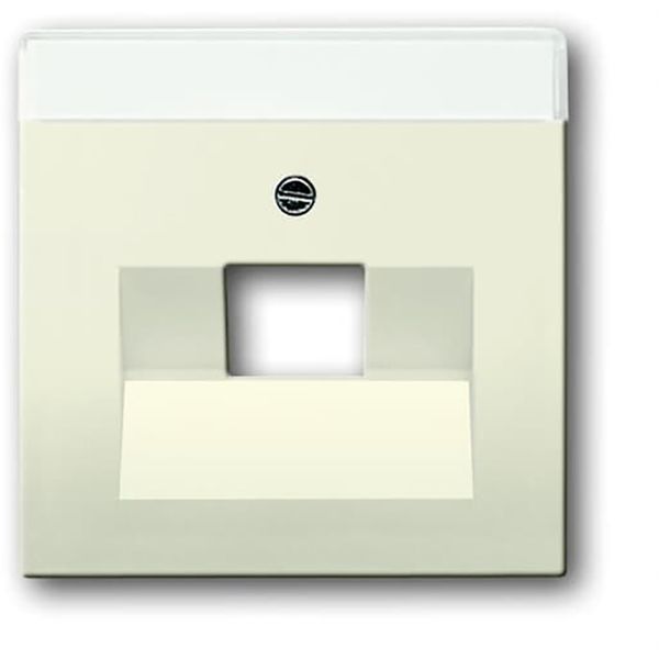 1803-82 CoverPlates (partly incl. Insert) future®, solo®; carat®; Busch-dynasty® ivory white image 1