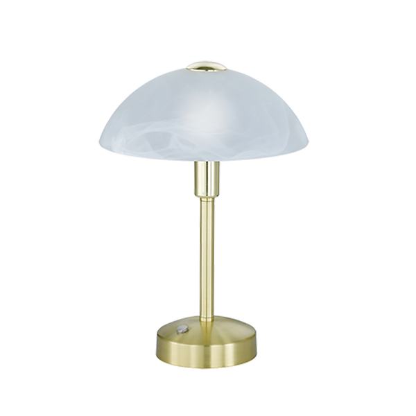 Donna LED table lamp matt brass image 1