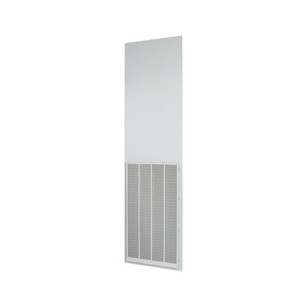Rear wall ventilated, for HxW = 1400 x 300mm, IP42, grey image 3