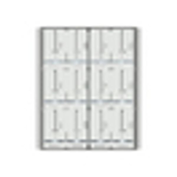 Meter box insert 3-rows, 12 meter boards / 24 Modul heights image 2