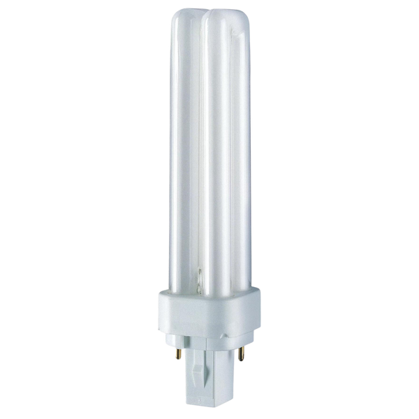 CFL Bulb PL-C G24d-3 26W/830 (2-pins) DULUX D PATRON image 1