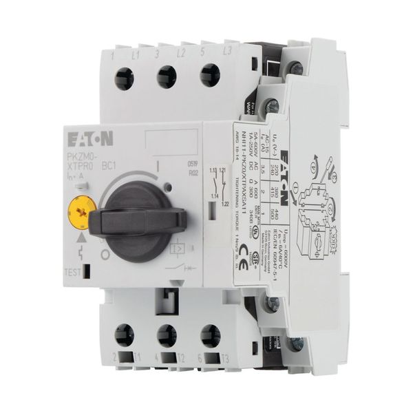 Motor-protective circuit-breaker, 3p+1N/O+1N/C, Ir=4-6.3A, screw connection image 15