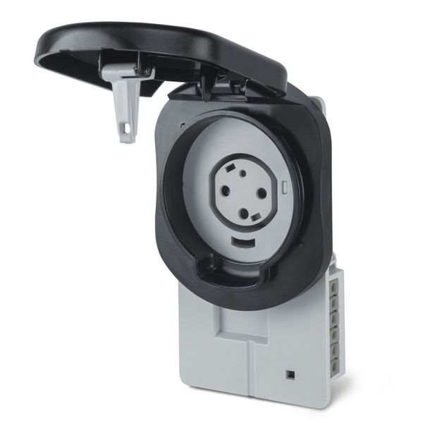 SOCKET 2P+E+P 16A 230V IP55+INTERLOCK image 5