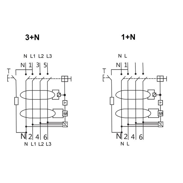 Residual Current Circuit Breaker 10kA, 40A, 4-pole, 30mA, F image 2