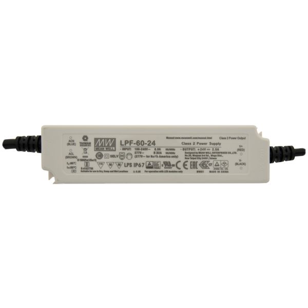 LED Power Supplies LPF 60W/12VMM, IP67 image 1