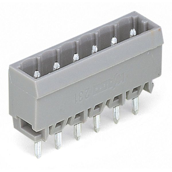 231-137/001-000 THT male header; 1.0 x 1.0 mm solder pin; straight image 4