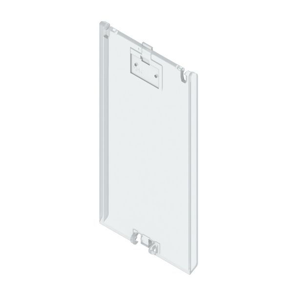 Hinged cover, IP20 in installed state, Plastic, Transparent, Width: 45 image 3