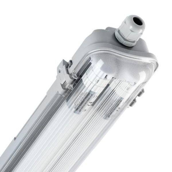 LED TL Luminaire with Tube - 2x17,5W 120cm 3600lm 4000K IP65 image 1