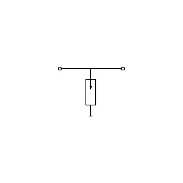 Component terminal block double-deck with end plate gray image 2