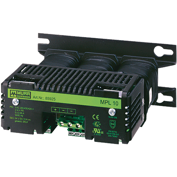 MPL POWER SUPPLY 3-PHASE, SMOOTHED IN: 400VAC+/- 5% OUT: 24V/50ADC image 1