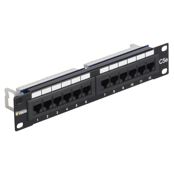 10 in organizer tray 12RJ45 Cat5e UTP 1u image 1