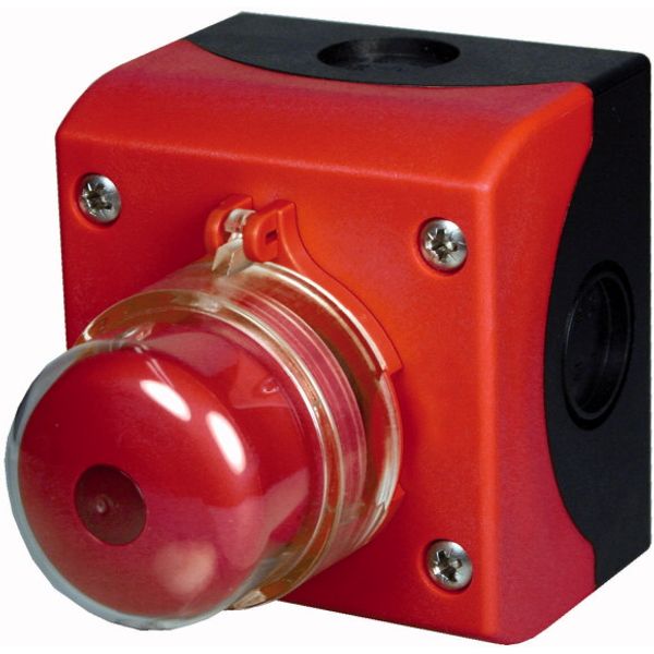Fireman's switch, PV, 1N/O+1N/C, FW switch, red, IP65_x image 1