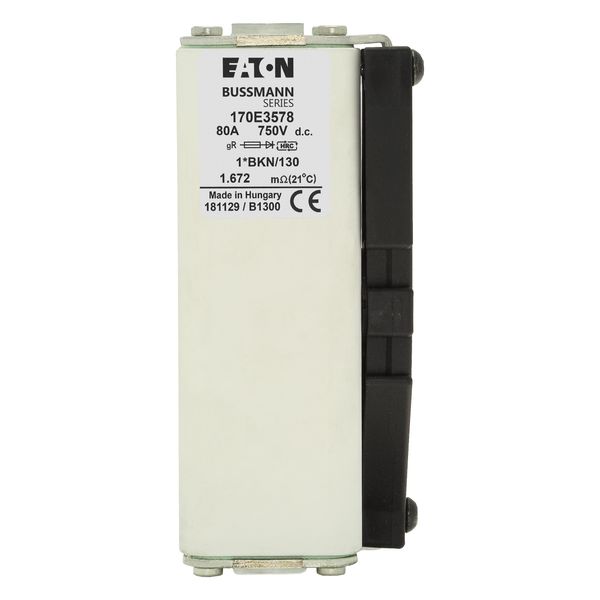 FUSE 80A 750V 1*BKN/130 GR DC image 23