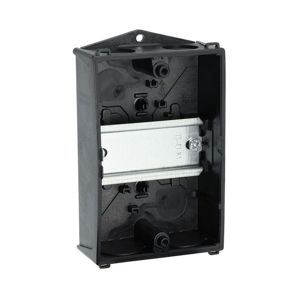 Insulated enclosure, HxWxD=120x80x95mm, +mounting rail image 29