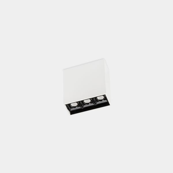 Ceiling fixture Bento Surface 3 LEDS 6.1W LED warm-white 3000K CRI 90 White IP23 421lm image 1