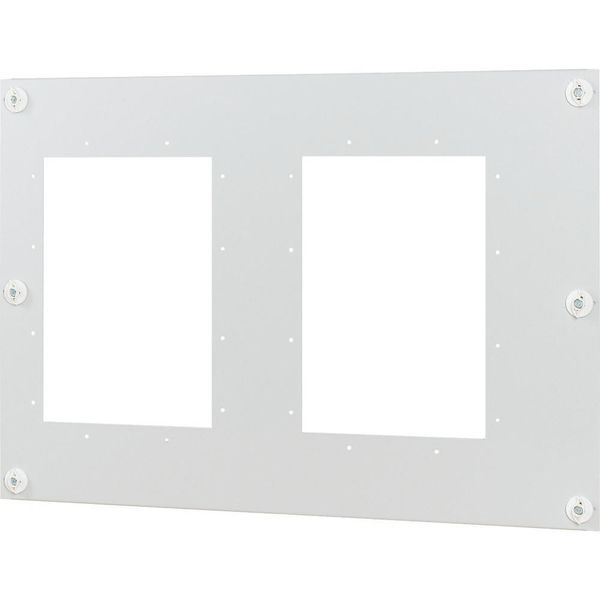 Front plate 2xIZMX16, withdrawable, HxW=500x800mm image 5