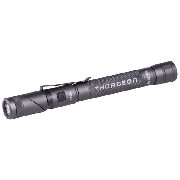 LED Flashlight 3W 150Lm IP65 (2AAA batery excl.) THORGEON image 2