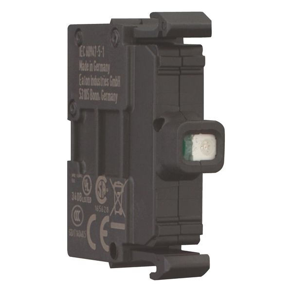 light element, LED, green, front mount, 85 - 264 V AC, screw connection image 17