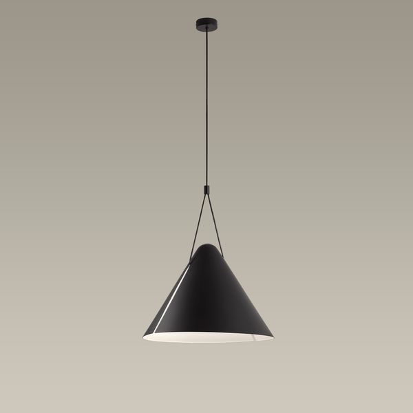 Pendant Super Attic Conic Shape E27 23W Black image 1