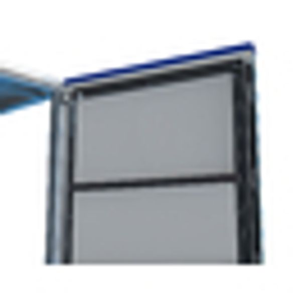 Door-mounting profile for 2 door enclosures with W=1200 mm image 2