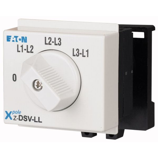 Rotary switches, L+L voltmeter, L1 - L2... image 1