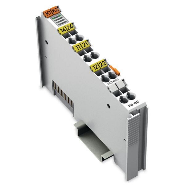 2-channel relay output AC 250 V 1 A light gray image 1