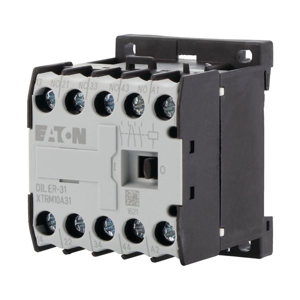 Contactor relay, 110 V 50 Hz, 120 V 60 Hz, N/O = Normally open: 3 N/O, N/C = Normally closed: 1 NC, Screw terminals, AC operation image 8