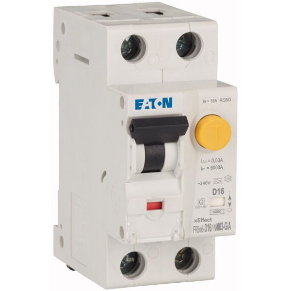 RCD/MCB combination, 16 A, 30 mA, MCB trip characteristic: D, 1p+N, RCD trip characteristic: G/A image 3