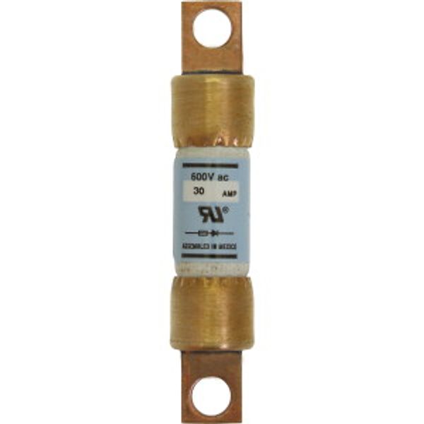 Eaton Bussmann series Tron KAC high speed fuse, 40A, 200 kAIC, Non Indicating, High speed fuse, Blade end X blade end, Stud image 22