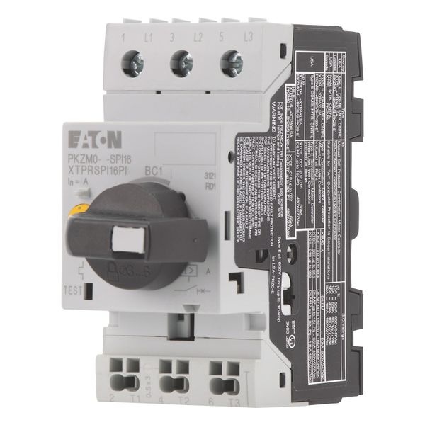 Motor-protective circuit-breaker, 0.55 kW, 1 - 1.6 A, Feed-side screw terminals/output-side push-in terminals image 11