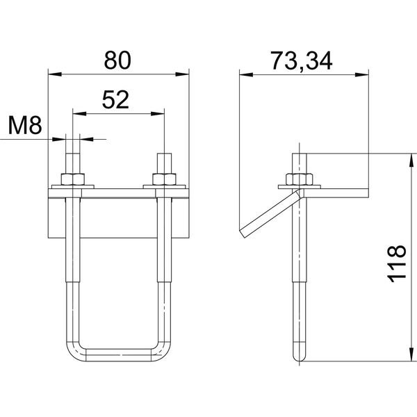 SB MS 41 M8 FT Clamp image 2