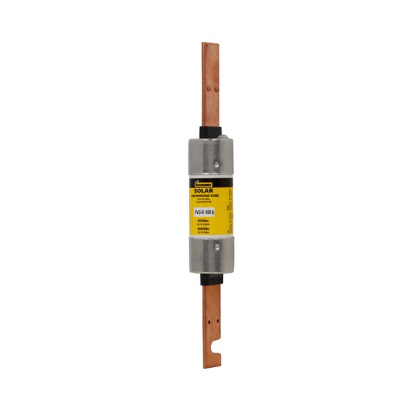 Fast-Acting Fuse, Current limiting, 100A, 600 Vac, 600 Vdc, 200 kAIC (RMS Symmetrical UL), 10 kAIC (DC) interrupt rating, RK5 class, Blade end X blade end connection, 1.34 in diameter image 6