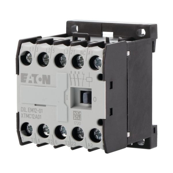Contactor, 24 V 50/60 Hz, 3 pole, 380 V 400 V, 5.5 kW, Contacts N/C = Normally closed= 1 NC, Screw terminals, AC operation image 6