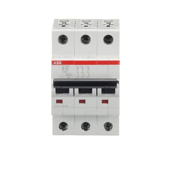 S203-B16 Miniature Circuit Breaker - 3P - B - 16 A image 5