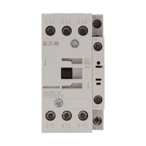 Contactor, 3 pole, 380 V 400 V 15 kW, 1 N/O, 24 V 50 Hz, AC operation, Screw terminals image 8