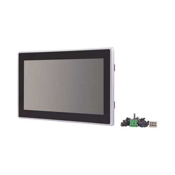 Control panel with PLC, 24 VDC, 10 Inches PCT-Display, 1024x600 pixels, 1xEthernet, 1xRS232, 1xRS485, 1xCAN, 1xProfibus, 1xSD card slot image 9